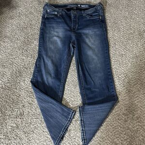 Wallflower Jeans Womens 16 Plus Short Luscious Curvy Bootcut Medium Wash Stretch